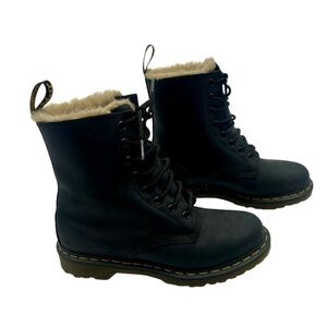 Dr. Martens Serena 8 eye fur lined boots